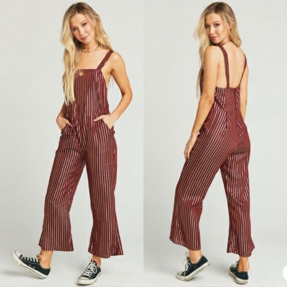 Show Me Your Mumu Striped Yvonne Metallic Jumpsuit - Picture 4 of 12